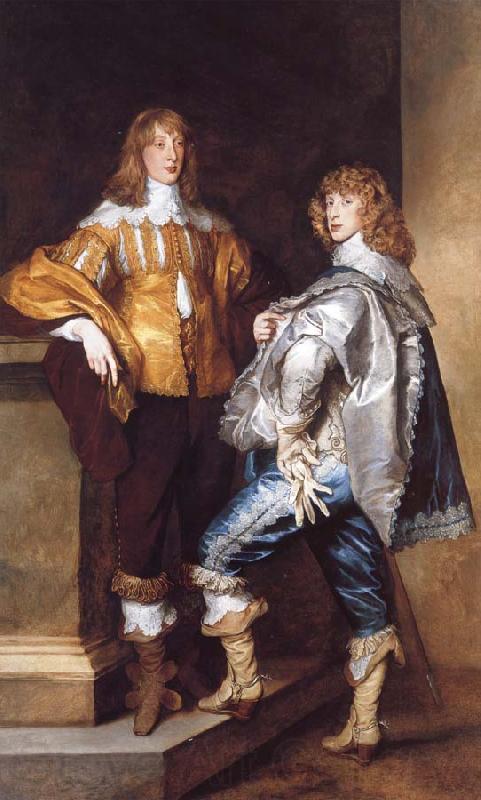 Anthony Van Dyck Lord John Stuart and His Brother,Lord Bernard Stuart Norge oil painting art